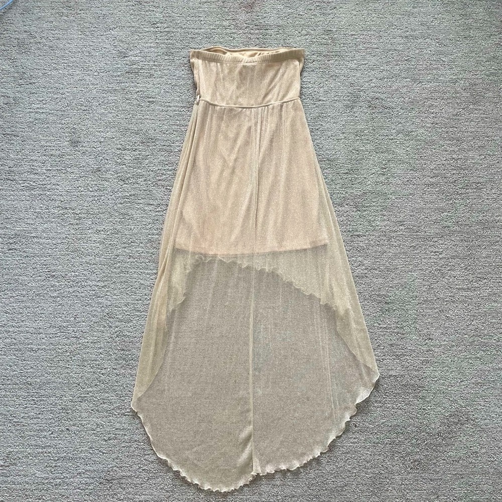 Rue 21 Women’s Sheer Glitter Boho Festival Dress Spring Summer Lightweight Party - Picture 2 of 3